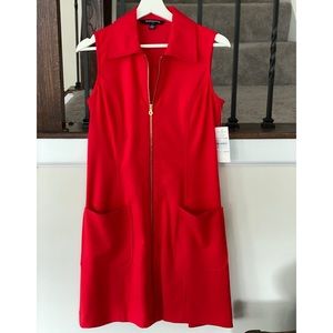 NWT Red Zip Up Dress